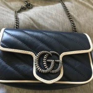 GUCCI GG MARMONT TORCHON AZALEA MINI HANDBAG